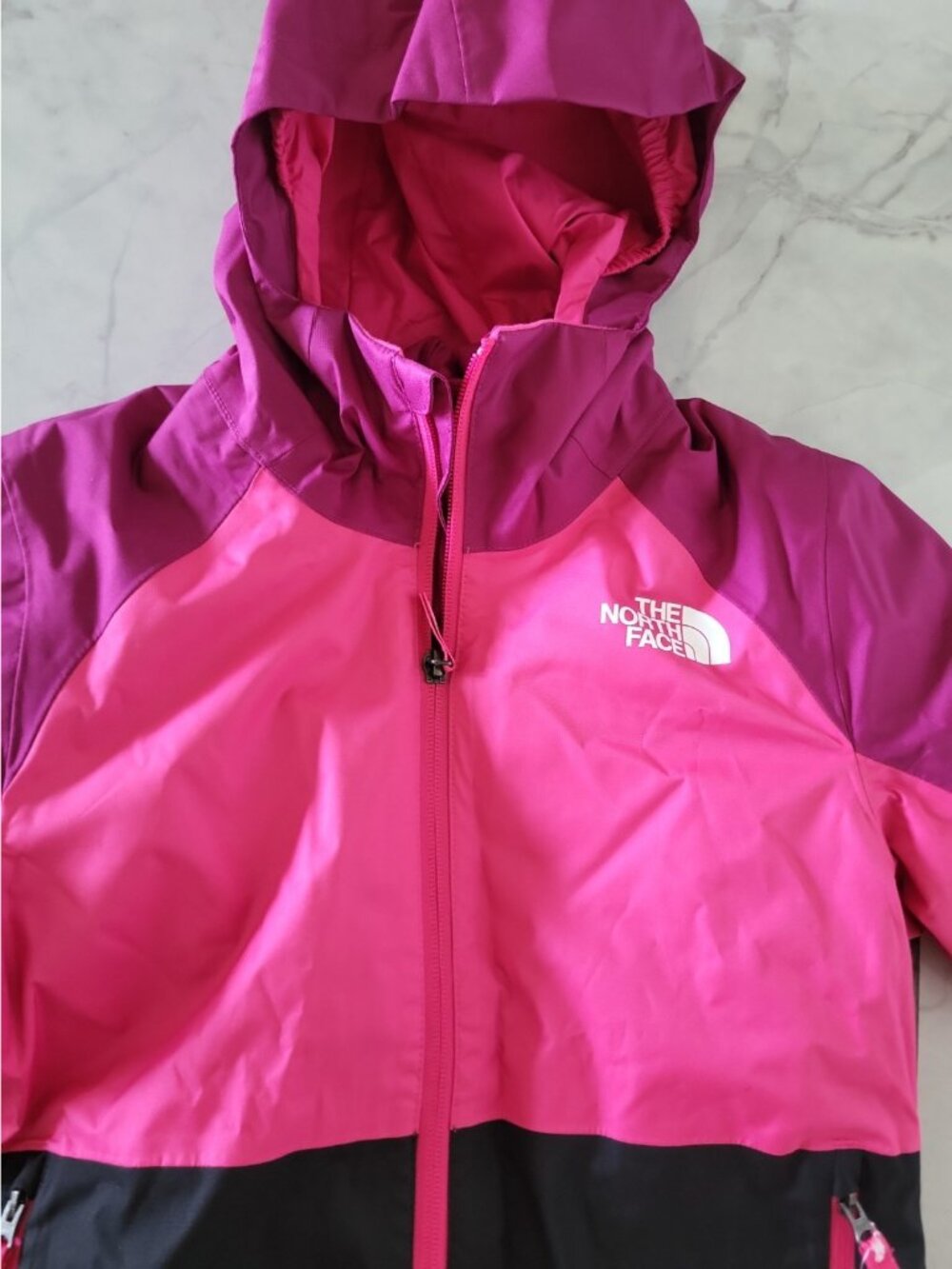 The North Face Girls Kids Pink Freedom Insulated  Triclimate Coat Jacket S (7/8) - Picture 10 of 12